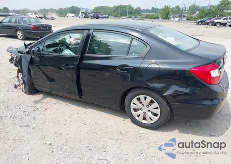 2012 Honda Civic Lx from USA, damaged, VIN 2HGFB2F52CH312227